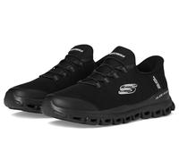 Skechers Glide-Step Zefyr - Sneaker da Uomo, Senza Lacci, Senza Mani, Nero, 46 EU
