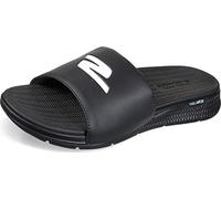 Skechers Go Consistent Slide Sandals - Athletic Beach Shower Shoes with Foam Cushioning, Slides Uomo, Nero/Bianco, 39.5 EU