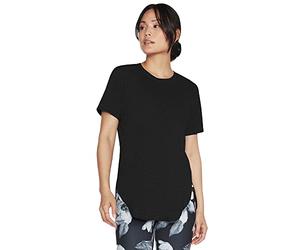Skechers Go Dri Swift Tee T-Shirt, Nero, XXL Donna