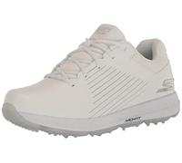 Skechers Go Elite 5 Arch Fit Waterproof Golf Shoe, Scarpe da Ginnastica Donna, Bianco/Argento, 37 EU