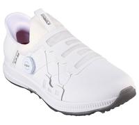 Skechers Go Elite 5 Slip in Twist Fit, Scarpe da Golf Impermeabili, Ginnastica Uomo, Giardino Bianco opulento, 42 EU