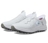 Skechers Go Elite 5 Slip in Twist Fit, Scarpe da Golf Impermeabili, Ginnastica Uomo, Giardino Bianco opulento, 42 EU