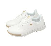 Skechers Go Golf Jasmine 2 GF White Gold Women Golf Spikes Shoes 123099-WGD