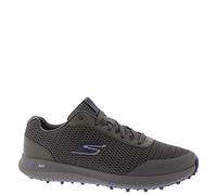 Skechers Go Golf Max 2 Fairway 3, Scarpe da Ginnastica da Uomo, Tessuto Antracite con Finiture Blu Navy, 44 EU