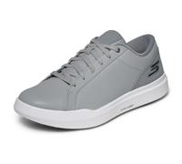 Skechers Drive 6 Arch Leather Relaxed Fit Spikeless Golf Shoe, Scarpe da Ginnastica Uomo, Grigio, 45.5 EU