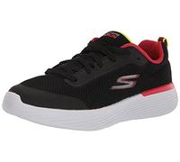 Skechers Go Run 400 V2 Omega, Sneaker Bambini e ragazzi, Black Red Textile Lime Trim, 36.5 EU