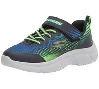 Skechers Go Run 650 Norvo, Sneaker Bambini e ragazzi, Navy Lime Textile Navy Synthetic Lime Tri, 21 EU