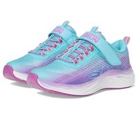Skechers Go-Run Accelerate-Glitter Soul Sneaker Bambina, Acqua/Viola, 34 EU Little Kid