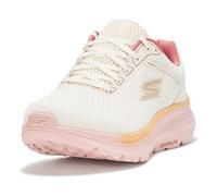 Skechers Go Run Consistent 2.0 Mile Sneaker Donna, Naturale/Rosa, 38.5 EU