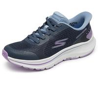 Skechers Go Run Consistent 2.0 Captiva Hands Free Slip-ins, Scarpe da Ginnastica Donna, Navy Textile/Lavender Trim, 41 EU