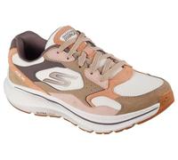 Skechers Go Run Consistent 2.0 Retro Stride, Scarpe da Ginnastica Donna, Light Brown Suede/Trim, 39.5 EU