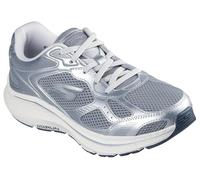 Skechers Go Run Consistent 2.0 Volt, Scarpe da Ginnastica Donna, Gray Leather/Silver Trim, 36 EU