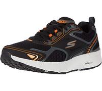 Skechers Go Run Consistent Performance Running & Walking Shoe, Scarpe Da Ginnastica Uomo, Black White Orange, 45 EU