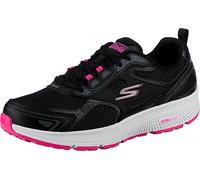 Skechers Go Run Consistent, Scarpe da ginnastica Donna, Nero Black White Pink, 38.5 EU