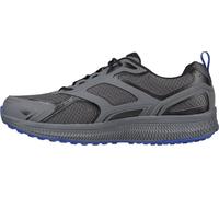 Skechers Go Run Consistent, Scarpe da ginnastica Uomo, Charcoal Leather Synthetic Blue Trim, 44 EU
