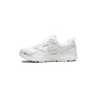 Skechers Go Run Consistent - Sneaker da Uomo, in Pelle Sintetica e Tessuto Argentato, Colore Bianco, Taglia 36