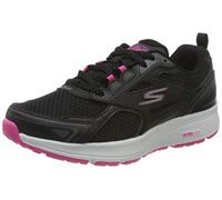 Skechers Go Run Consistent Sneaker, Donna, Nero/Rosa, 37.5 EU Larga