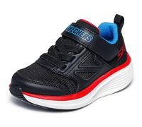 Skechers Go Run Elevate 2.0 Find My Lil Sneaker Bambino, Nero Tessile Nero Sintetico Rosso Blu, 5 UK Child