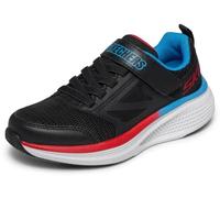 Skechers Go Run Elevate 2.0 Find Sneaker Bambino, Nero Tessile Nero Sintetico Rosso Blu, 1 UK Child