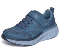 Skechers Go Run Elevate 2.0 Where's My Skechers - Scarpe da Ginnastica da Ragazzo, in Tessuto Ardesia, Sintetico/Blu Navy, Taglia 42