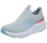 Skechers Go Run Elevate Knit Slip on, Scarpe da Ginnastica Donna, Grigio e Rosa, 39.5 EU