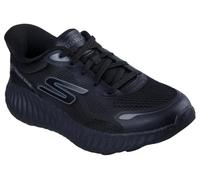 Skechers Go Run Now Regent, Scarpe da Ginnastica Donna, Black Textile/Black Trim, 40 EU