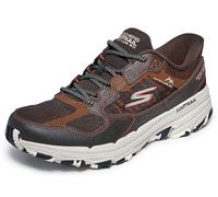 Skechers GO Run Trail Altitude 2.0 Ravine Donna, Tessile in pelle marrone e arancione, 45.5 EU