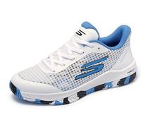Skechers Go Train Arch Fit Viper Court PRO - Pickleball da Donna, Bianco/Blu, 37.5 EU