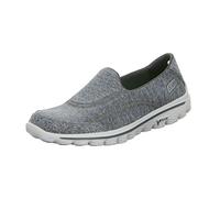 Skechers Scarpe da Ginnastica Go Walk 2 Donna, Grigio mlange, 38 EU