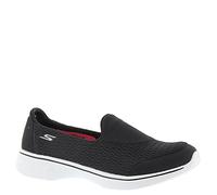 Skechers Go Walk 4 - Pursuit, Sneaker Infilare Donna, Nero, 38 EU