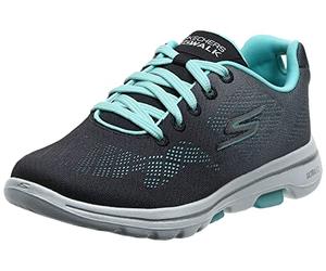 Skechers Go Walk 5-Alive, Scarpe da Ginnastica Donna, Colore: Nero Acqua, 36 EU