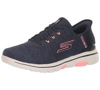Skechers Go Walk 5 Scarpe da Golf da Donna con vestibilità Comoda, Blu Navy/Rosa., 38.5 EU