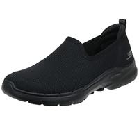 Skechers Go Walk 6-Clear Virtue, Scarpe da Ginnastica Donna, Nero, 37 EU Larga