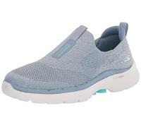 Skechers Go Walk 6 Glimmering, Scarpe da ginnastica Donna, Blu Tessile Turchese Trim, 39 EU