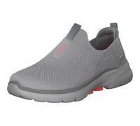 Skechers Go Walk 6 Glimmering, Scarpe da Ginnastica Donna, Gray Textile Coral Trim, 39 EU