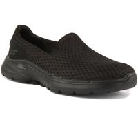 SKECHERS Go Walk 6 Leggero senza Pizzo Donna Scarpe Sportive IN Nero UK 3 - 8