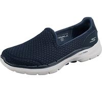 Skechers Go Walk 6 Sea Coast, Scarpe Donna, Navy Textile Trim, 42 EU