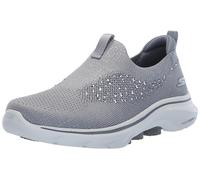 Skechers Go Walk 7 Bling Sneaker Donna, Grigio, 41 EU
