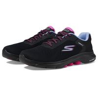Skechers Go Walk 7-Cosmic Waves Athletic Walking Sneaker, Scarpe da Ginnastica Donna, Nero/Multicolore, 41 EU