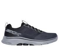 Skechers Go Walk 7 Hahn, Scarpe da Ginnastica Uomo, Black And Gray Textile/Synthetic, 43 EU