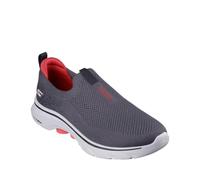 Skechers Go Walk 7, Sneaker Uomo, Carbone E Tessuto Nero, 41 EU