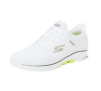 Skechers Go Walk 7 Valin, Scarpe da Ginnastica Uomo, White And Black Textile/Synthetic, 47 EU