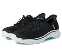 Skechers Go Walk 7 Via, Scarpe da Ginnastica Donna, Nero, 40 EU