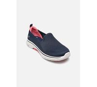 Skechers Go Walk 7 VinaSneaker Donna, Navy Tessile Coral Trim, 40 EU