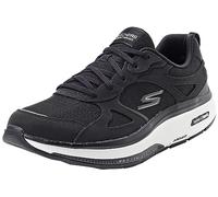 Skechers Go Walk Allenamento Walker, Sneaker Donna, Pelle Nera Tessuto Bianco, 37 EU