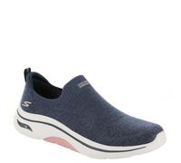Skechers Go Walk Arch Fit 2.0 Eliza Sneaker Donna, Blu Navy/Rosa., 36.5 EU