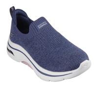 Skechers Go Walk Arch Fit 2.0 Eliza Sneaker Donna, Blu Navy/Rosa., 36.5 EU
