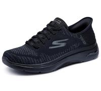 Skechers Go Walk Arch Fit 2.0-Grand Sneaker Uomo, Nero/Nero, 42.5 EU