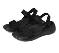 Skechers Go Walk Arch Fit 2.0 Sandal, Donna, Black, 38 EU