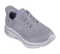 Skechers Go Walk Arch Fit 2.0 Valencia - Pantofole da Donna, Grigio/Lavanda, 36.5 EU